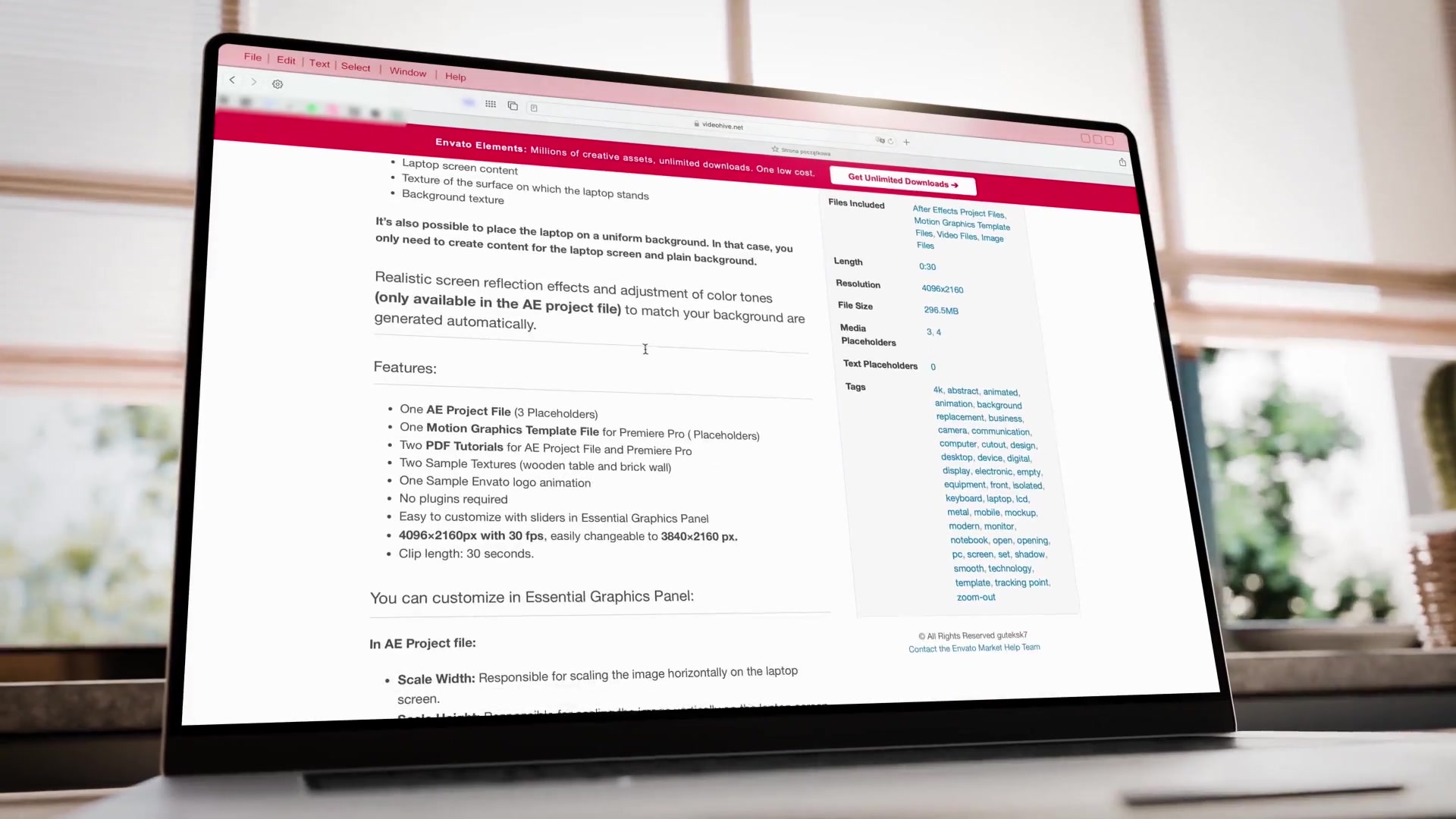 Laptop Screen Modular Mockup – 5 Animated Scenes with Drag & Drop | After Effects Videohive 51915984 After Effects Image 11