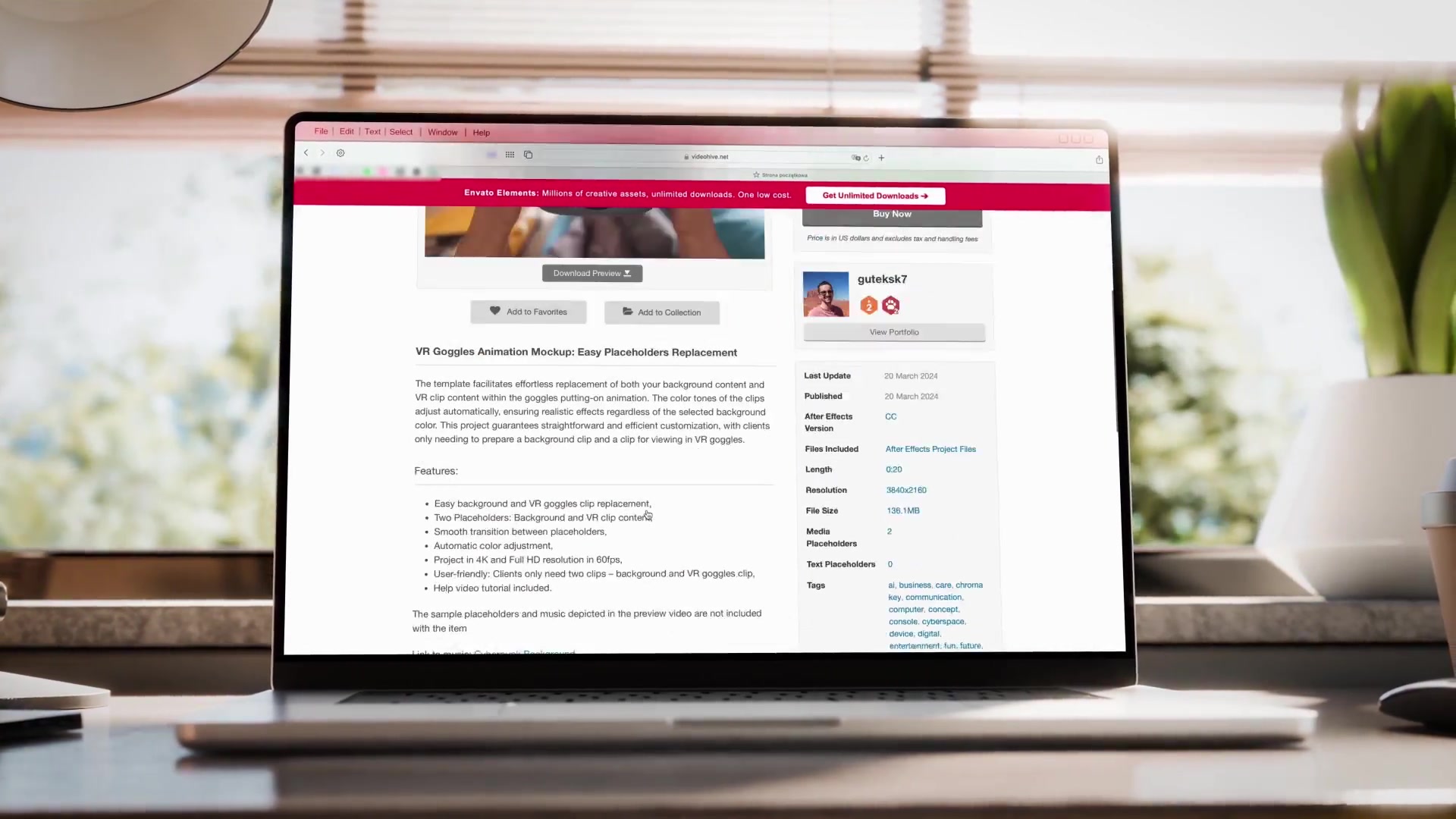 Laptop Screen Modular Mockup – 5 Animated Scenes with Drag & Drop | After Effects Videohive 51915984 After Effects Image 7