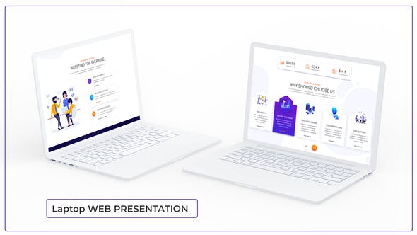 Laptop Website Presentation - 24509032 Download Videohive