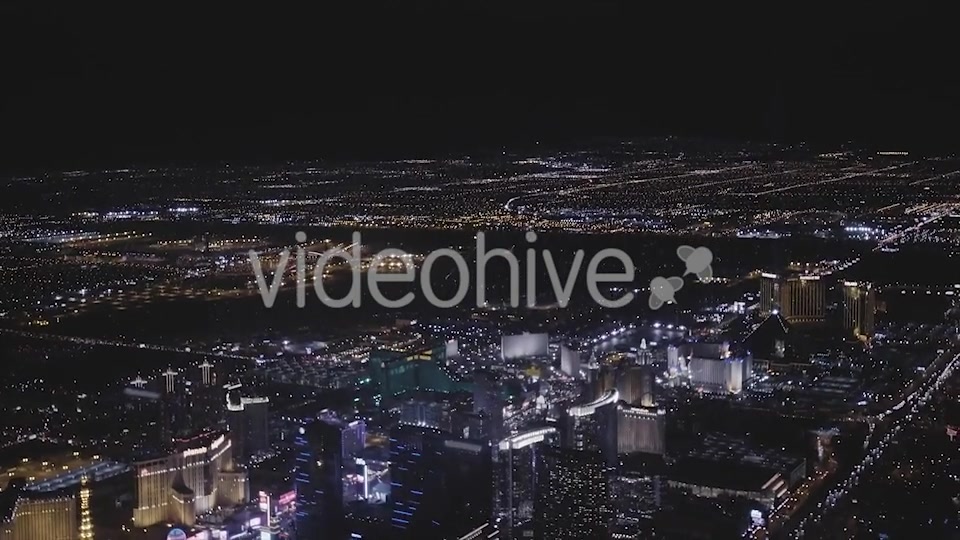 Las Vegas Night Flight  Videohive 14774841 Stock Footage Image 10