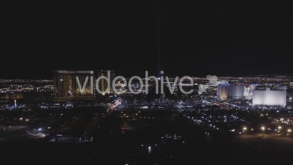 Las Vegas Night Flight  Videohive 14774841 Stock Footage Image 2