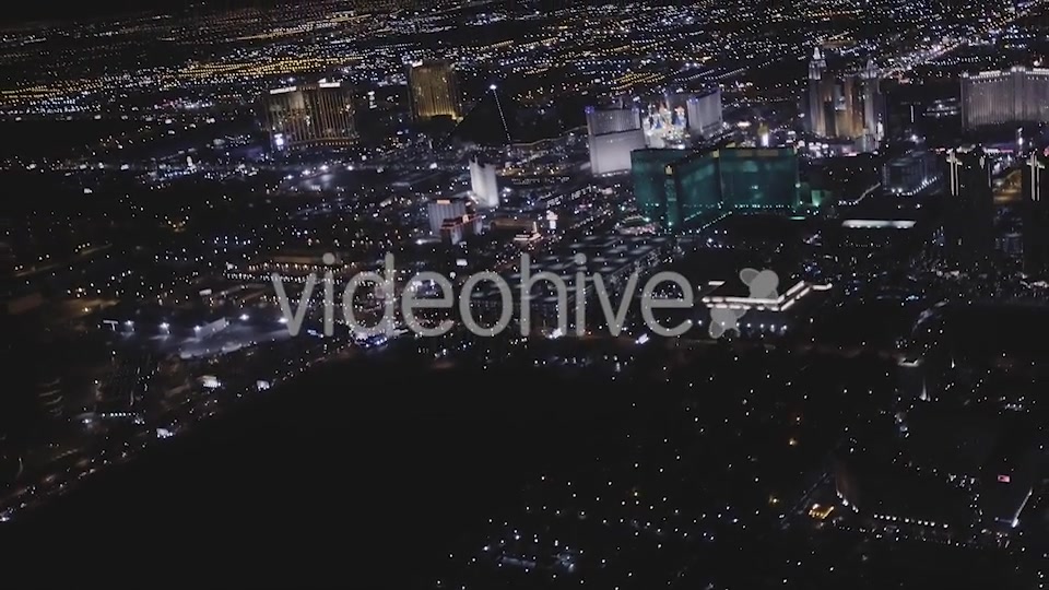 Las Vegas Night Flight  Videohive 14774841 Stock Footage Image 5