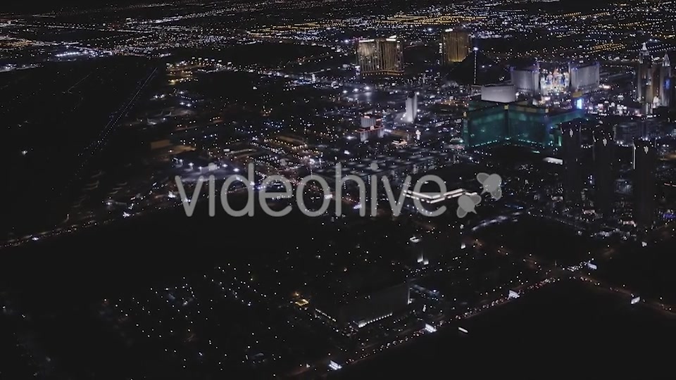 Las Vegas Night Flight  Videohive 14774841 Stock Footage Image 6
