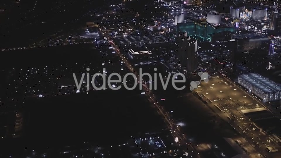 Las Vegas Night Flight  Videohive 14774841 Stock Footage Image 7