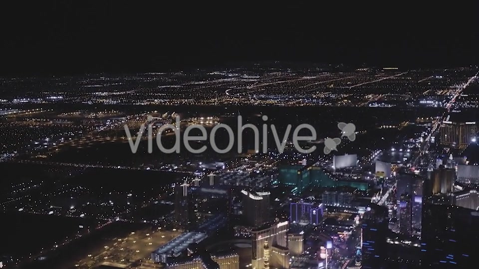 Las Vegas Night Flight  Videohive 14774841 Stock Footage Image 9