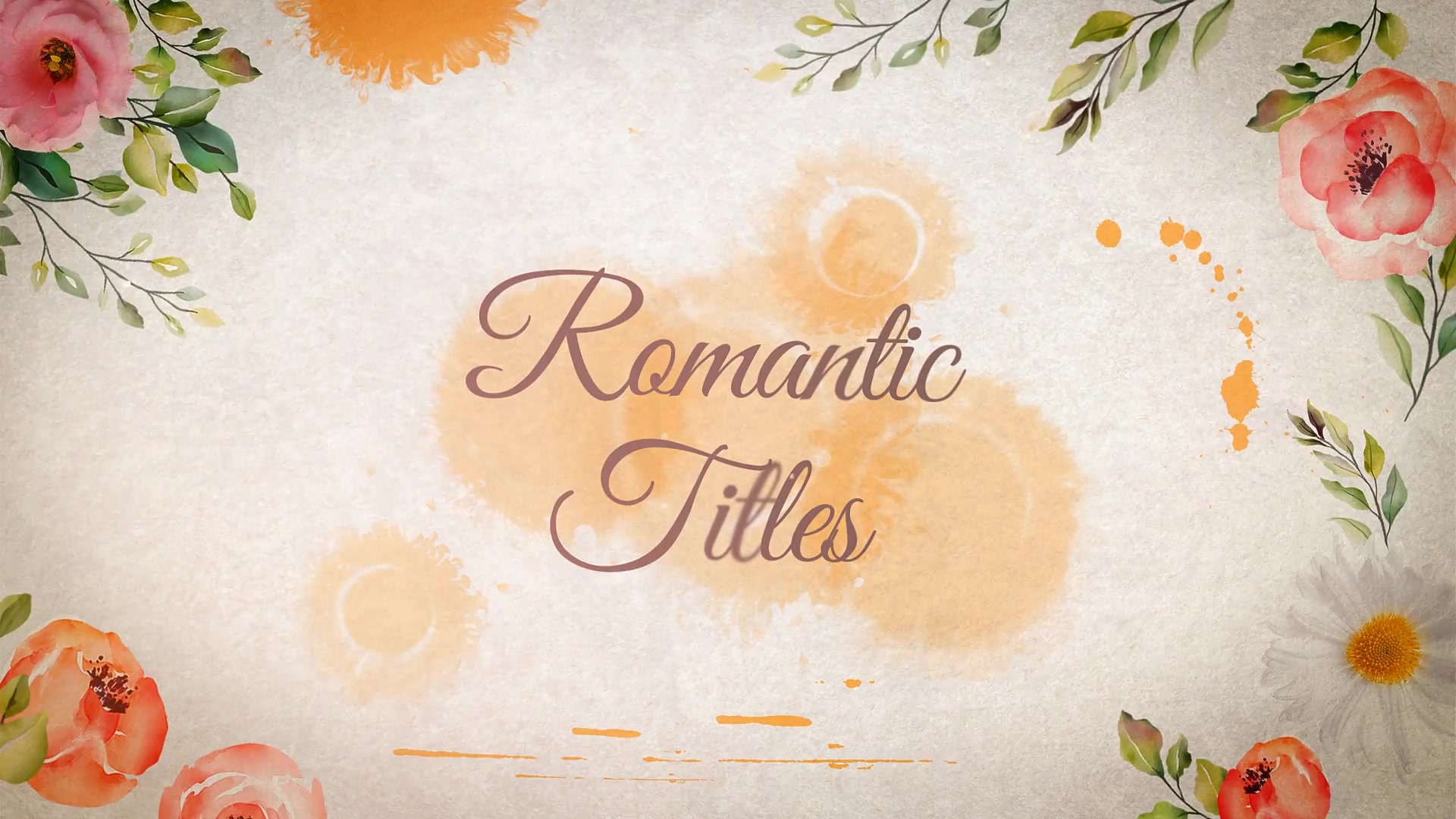 Last Words of Love Beautiful Title Sequence Videohive 31834678 After Effects Image 4