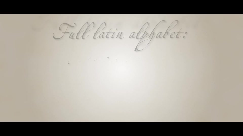 Latin and Cyrillic Handwrite Bundle - Download Videohive 5968629