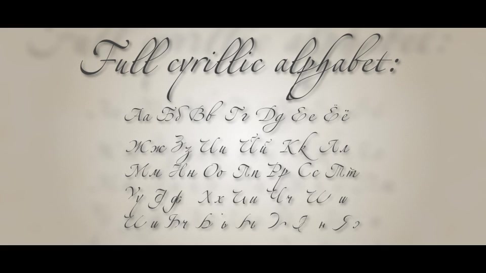 Latin and Cyrillic Handwrite Bundle - Download Videohive 5968629