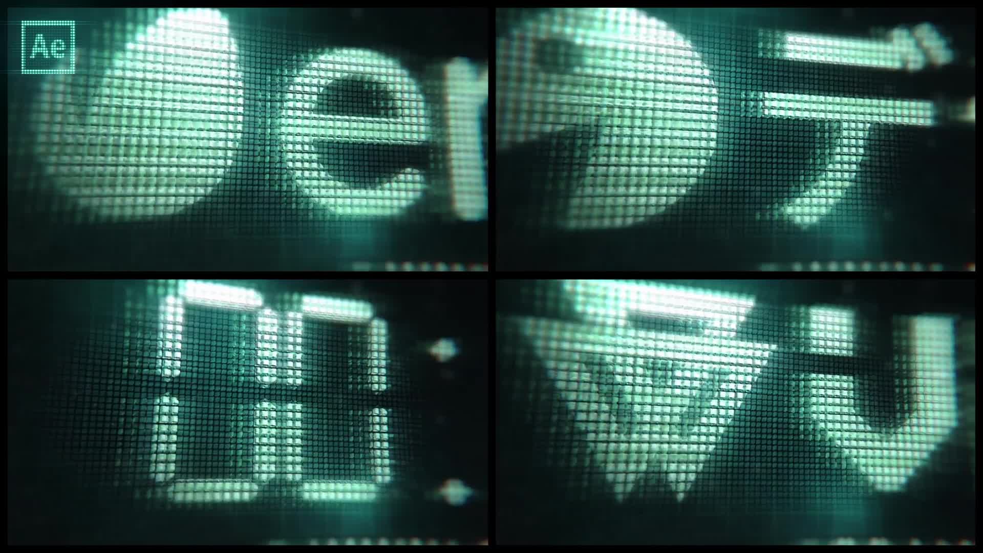 Lcd Digital logo Reveal Videohive 37587303 After Effects Image 8