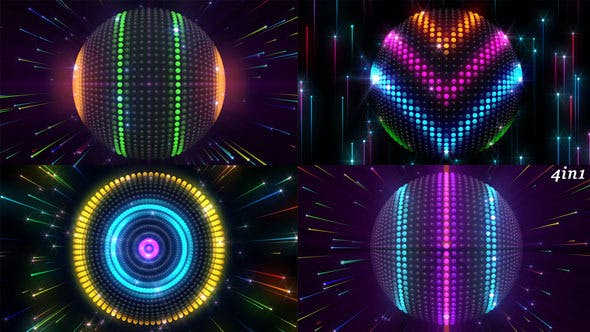 Led Sphere (4 Pack) - 9156855 Videohive Download