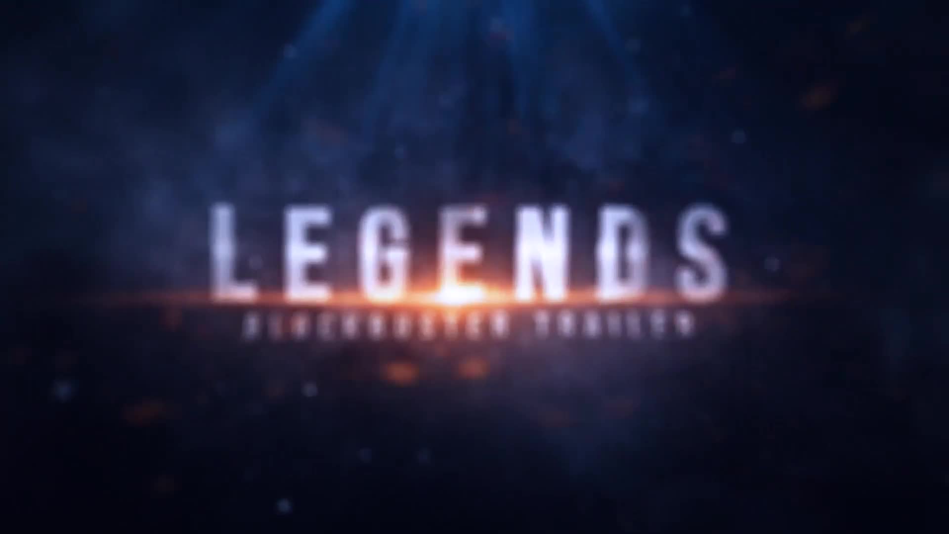 Legends Blockbuster Title - Download Videohive 22339232