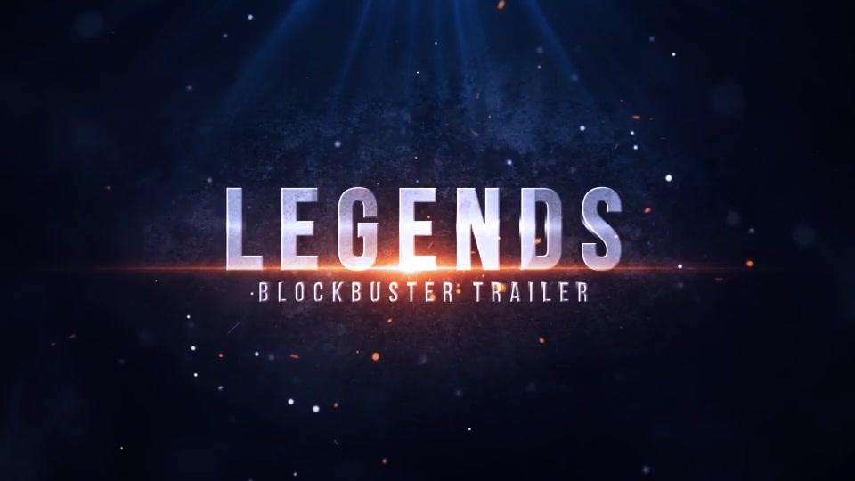 Legends Blockbuster Trailer - Download Videohive 19722851