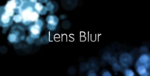 Lens Blur Intro - Download Videohive 1946685