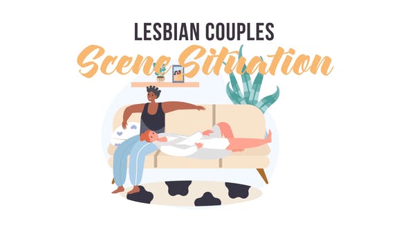 Lesbian couples Scene Situation - 32350327 Videohive Download