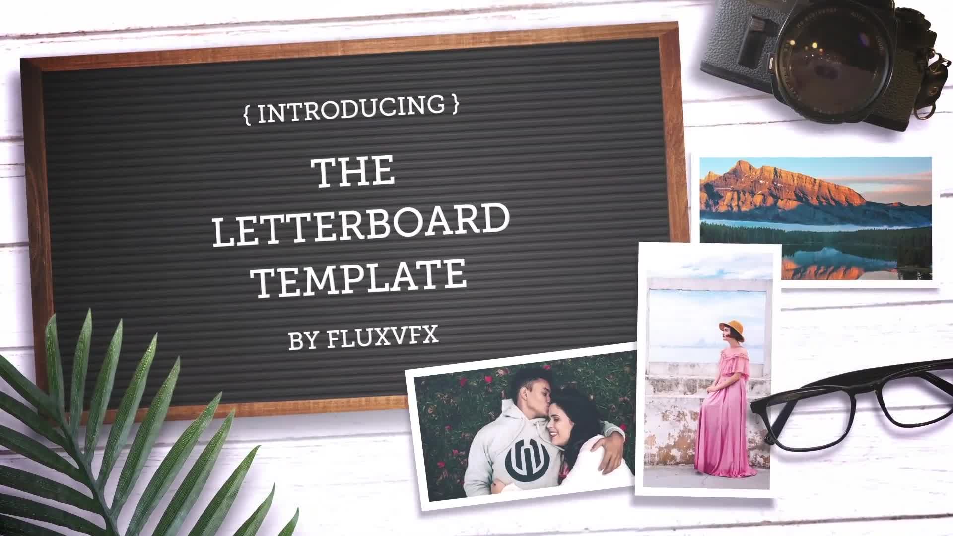 Letter Board Flat Lay Kit Videohive 22993376 After Effects Image 1