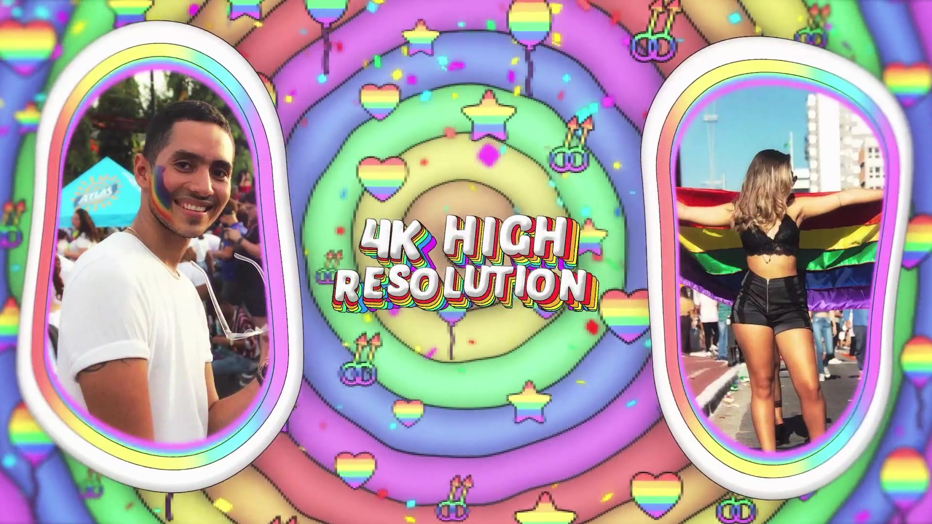 LGBT Colorful Pride Slideshow Videohive 38192692 After Effects Image 4