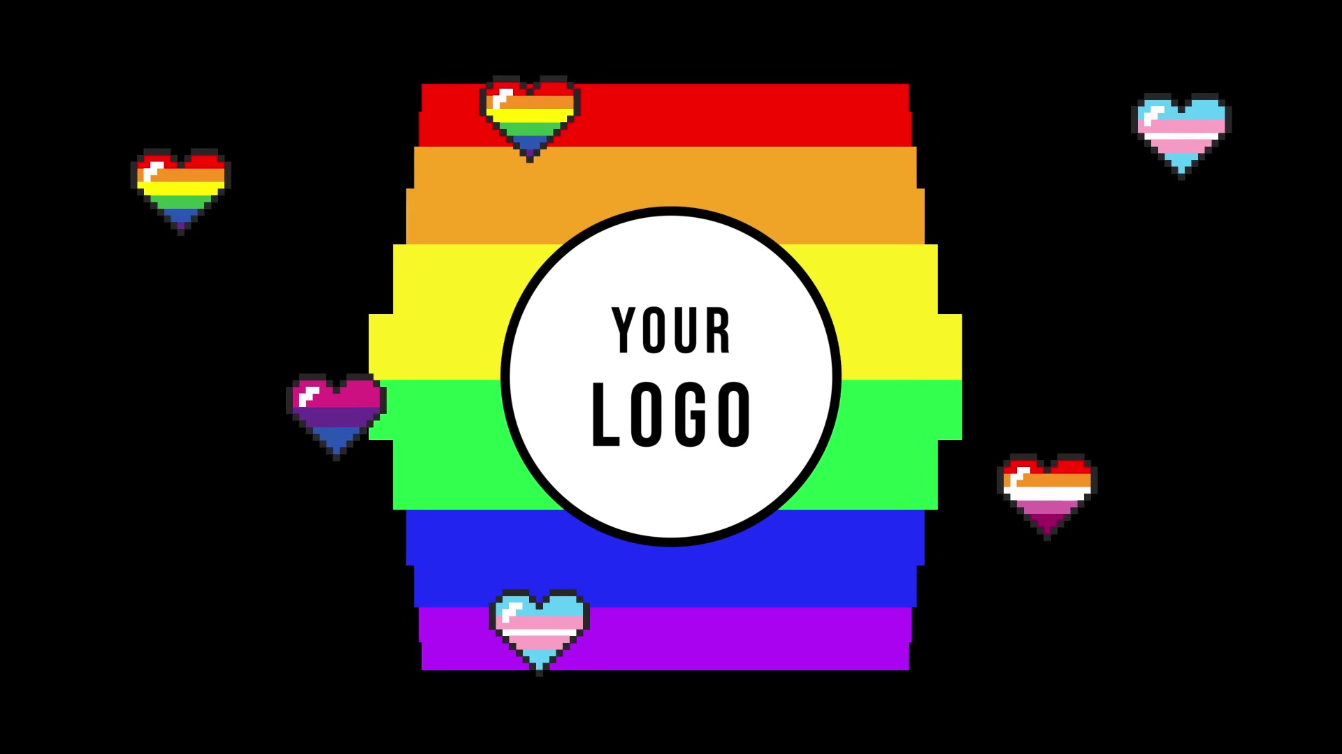 LGBTQ Logo Reveal Videohive 35743665 After Effects Image 4