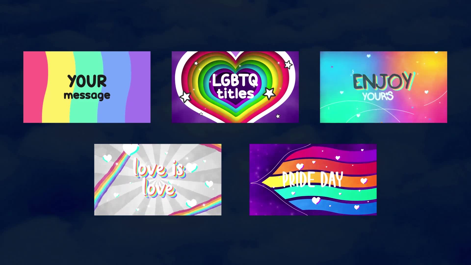LGBTQ Titles And Scenes | After Effects Videohive 27733559 After Effects Image 3