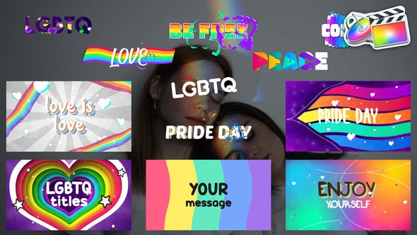 LGBTQ Titles And Scenes | FCPX - 27978050 Videohive Download
