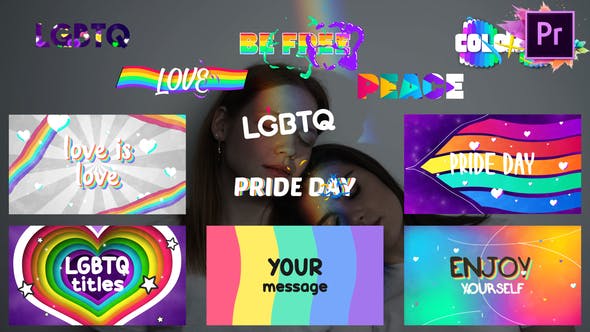 LGBTQ Titles And Scenes | Premiere Pro MOGRT - 27823556 Download Videohive