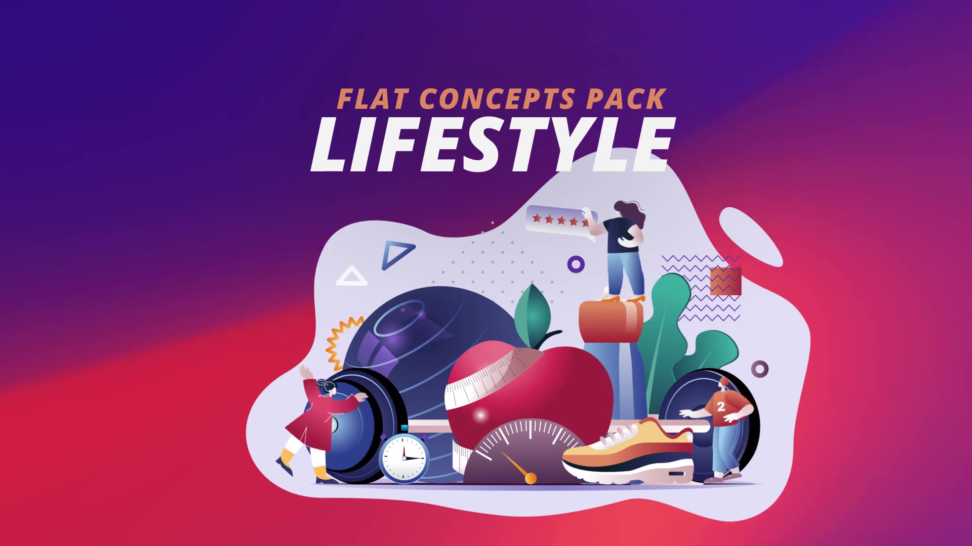 Lifestyle Flat Concept Videohive 30816727 After Effects Image 3
