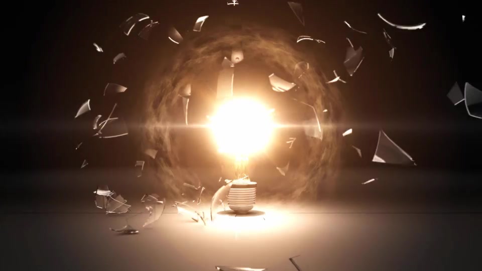 Light Bulb Explosion Logo Reveal - Download Videohive 8729240