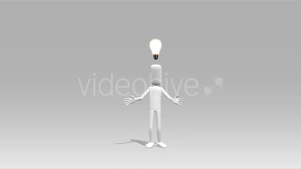 Light Bulb Man and Idea - Download Videohive 19517246