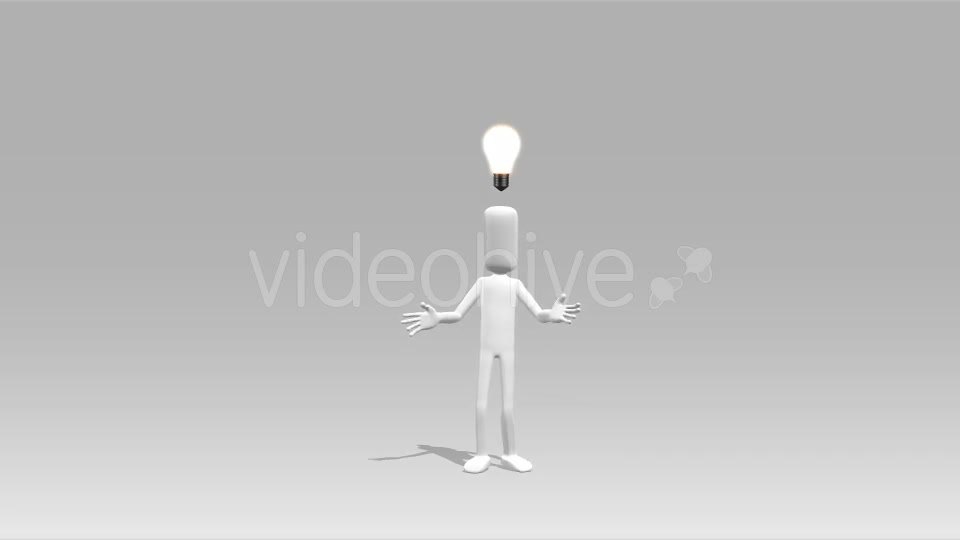 Light Bulb Man and Idea - Download Videohive 19517246