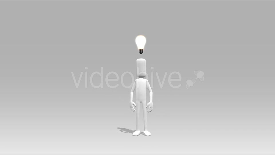 Light Bulb Man and Idea - Download Videohive 19517246