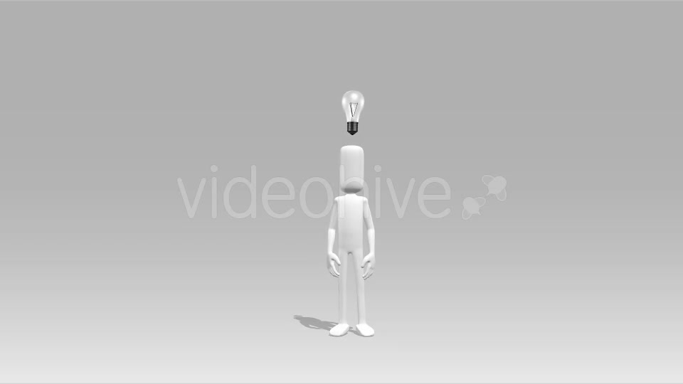 Light Bulb Man and Idea - Download Videohive 19517246