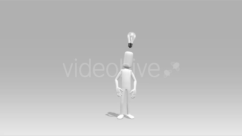 Light Bulb Man and Idea - Download Videohive 19517246