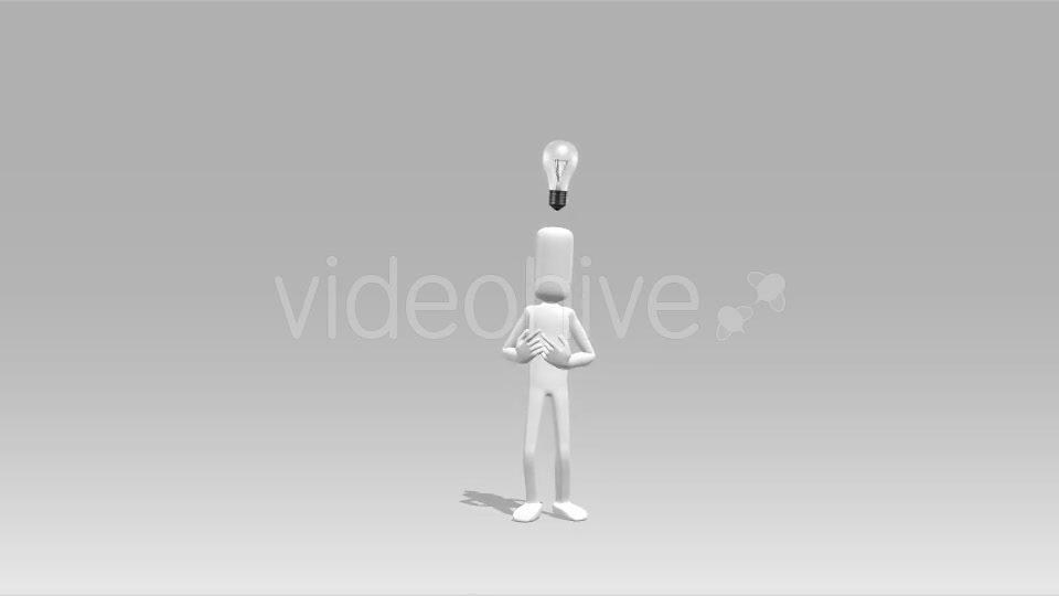 Light Bulb Man and Idea - Download Videohive 19517246