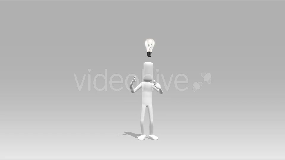 Light Bulb Man and Idea - Download Videohive 19517246