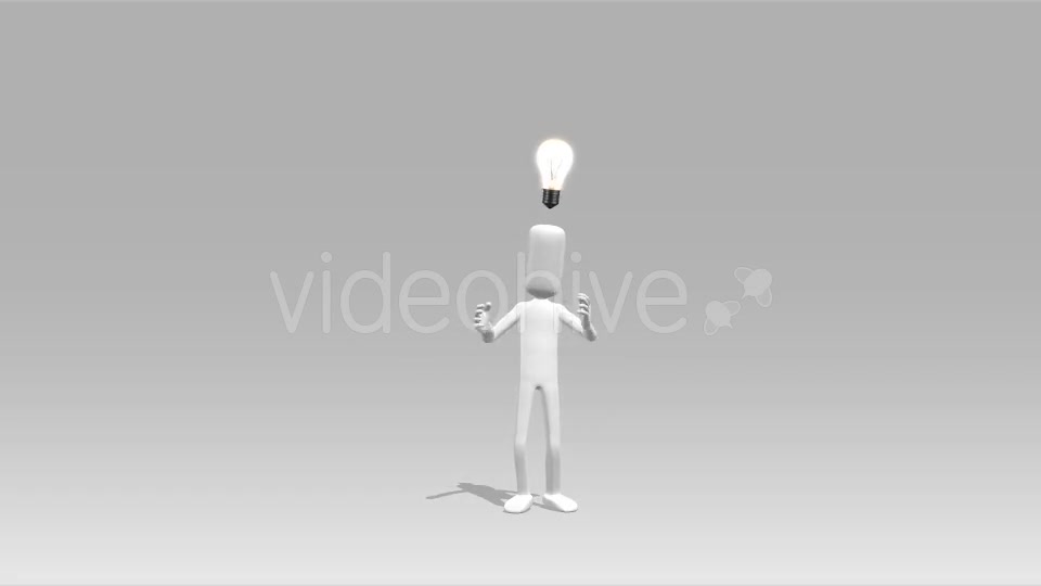 Light Bulb Man and Idea - Download Videohive 19517246