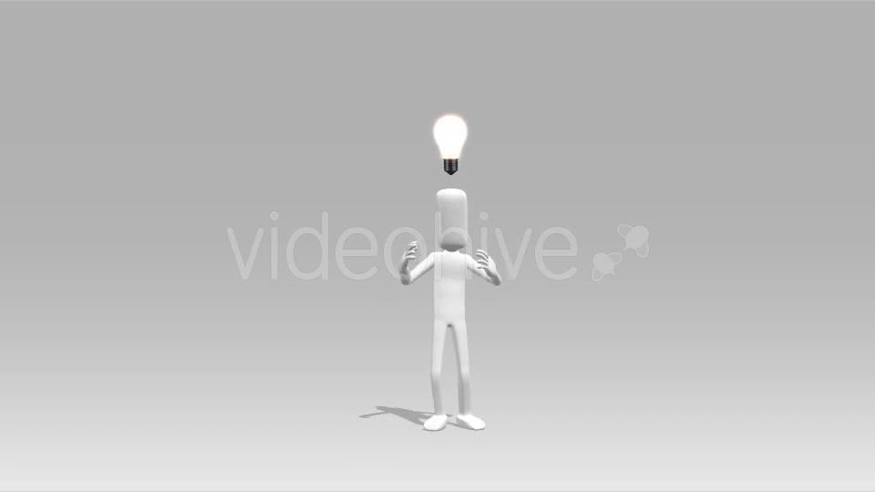 Light Bulb Man and Idea - Download Videohive 19517246