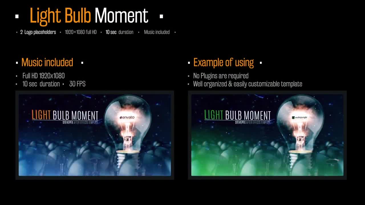 Light Bulb Moment Logo Reveal Videohive 19633042 After Effects Image 1
