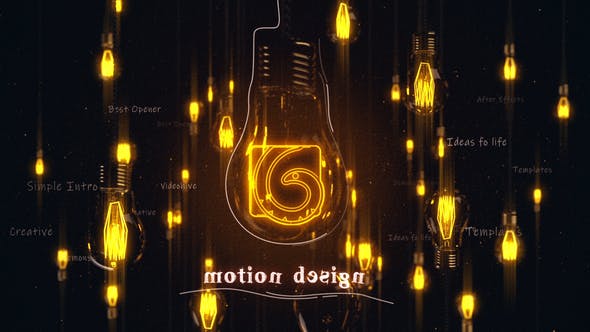 Light Bulbs Intro - 25161618 Videohive Download