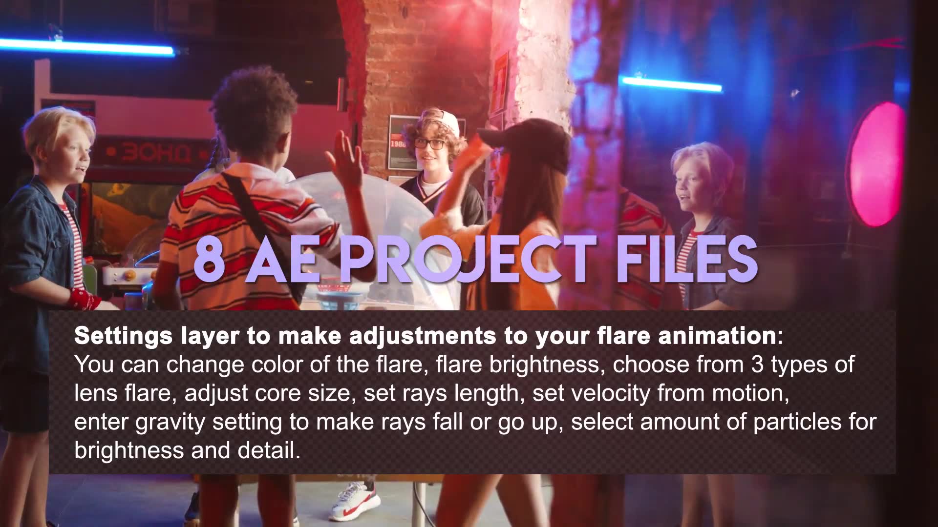 Light Flares Animation Creator Videohive 37458506 After Effects Image 2
