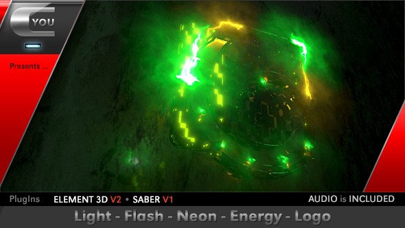 Light Flash Neon Energy Logo - Download Videohive 17938158