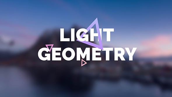 Light Geometry // Titles Pack - Download Videohive 17015092