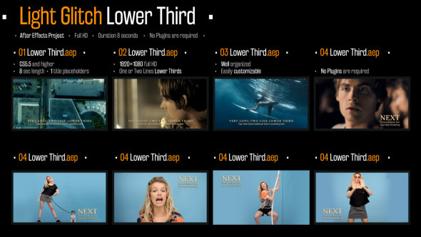 Light Glitch Lower Third - Download Videohive 10894927