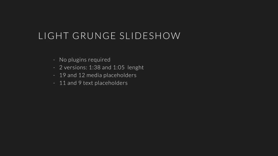 Light Grunge - Download Videohive 16289857