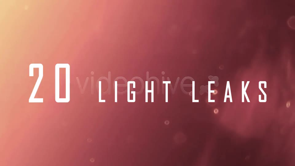 Light Leaks 4 - Download Videohive 6203514