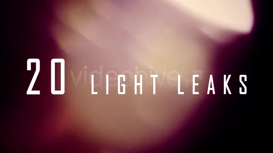 Light Leaks 4 - Download Videohive 6203514