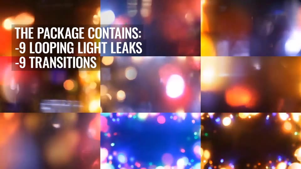 Light Leaks and Transitions Constructor Videohive 20695302 After Effects Image 3