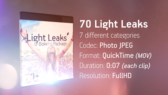 Light Leaks & Bokehs Package - Download Videohive 16105529