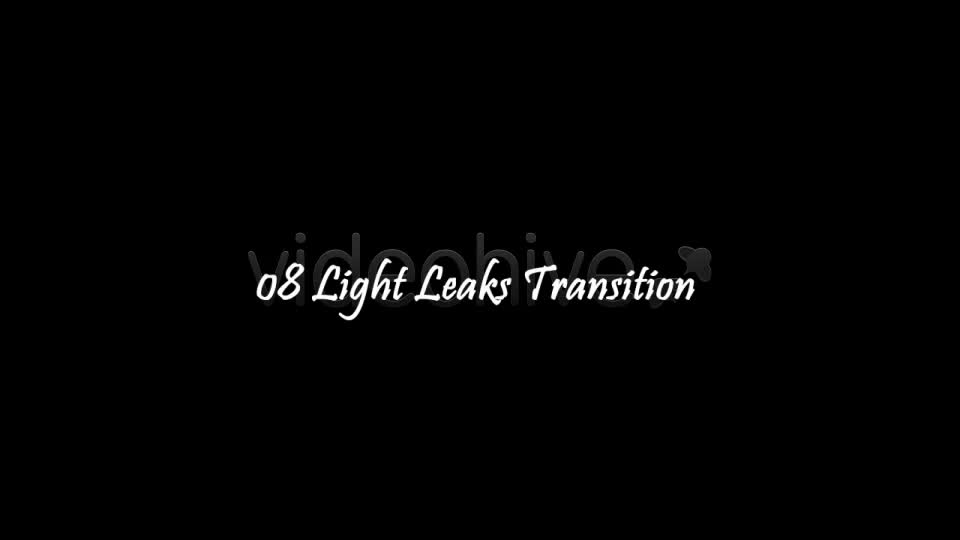 Light Leaks Transition - Download Videohive 5319689