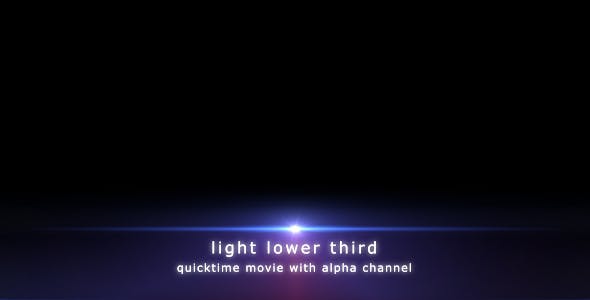 Light Lower Third 107706 Videohive Quick Download Motion Graphics