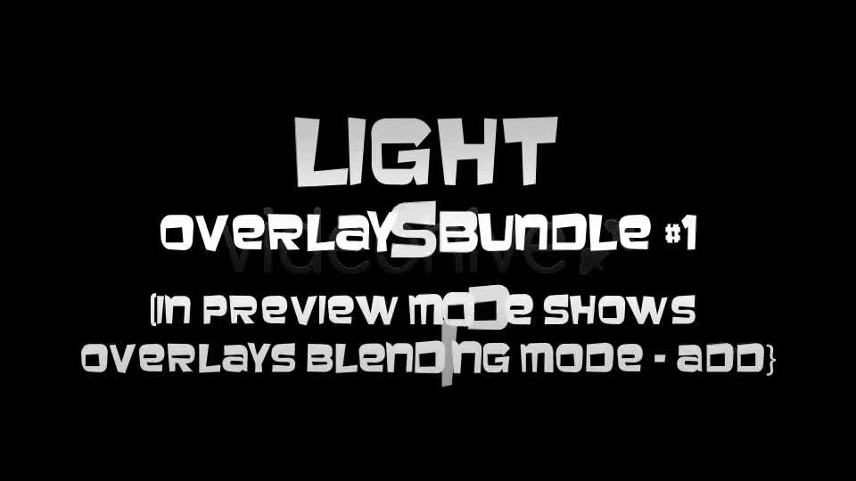 Light Overlays Bundle 2 Videohive 625585 Motion Graphics Image 1