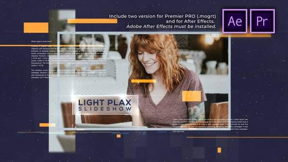 Light Parallax Universal Slideshow - Videohive Download 30339747